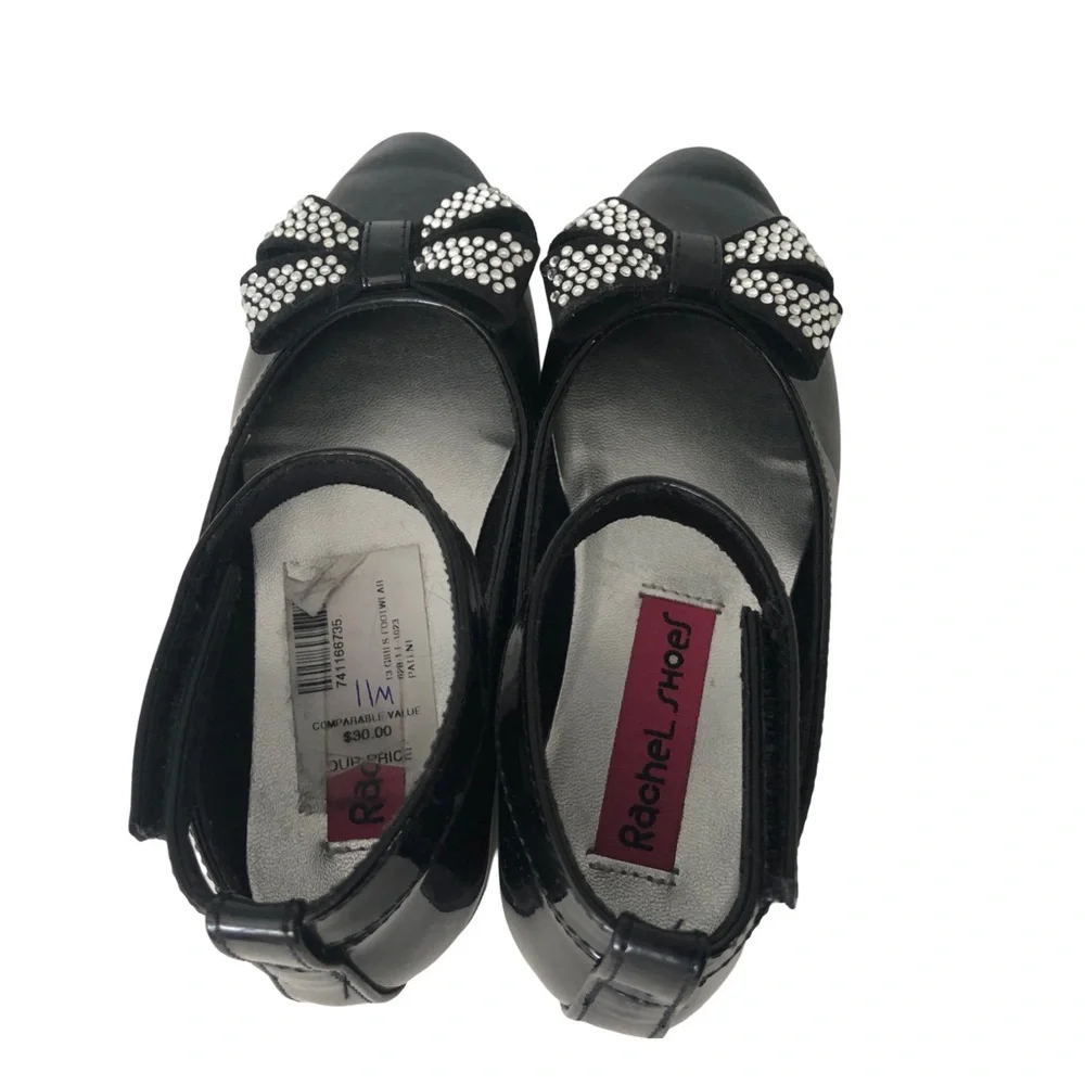 Rachel Patent Leather Bow Flats